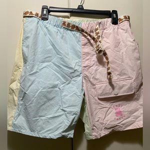 Teddy Fresh pastel lines shorts